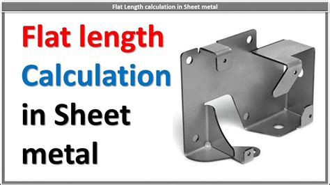 flatten sheet metal|sheet metal flat calculator.